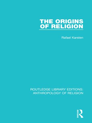 cover image of The Origins of Religion